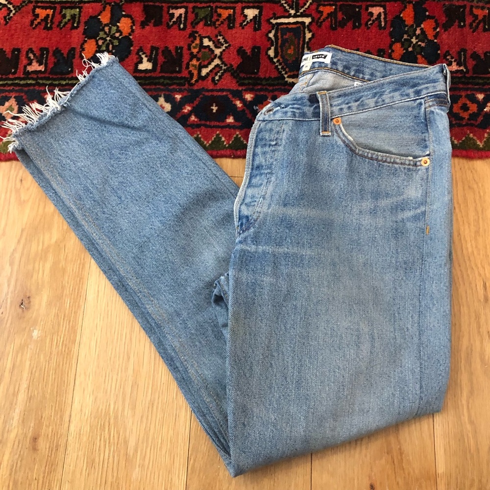 RE/DONE Levi Light Denim Bootcut Jeans